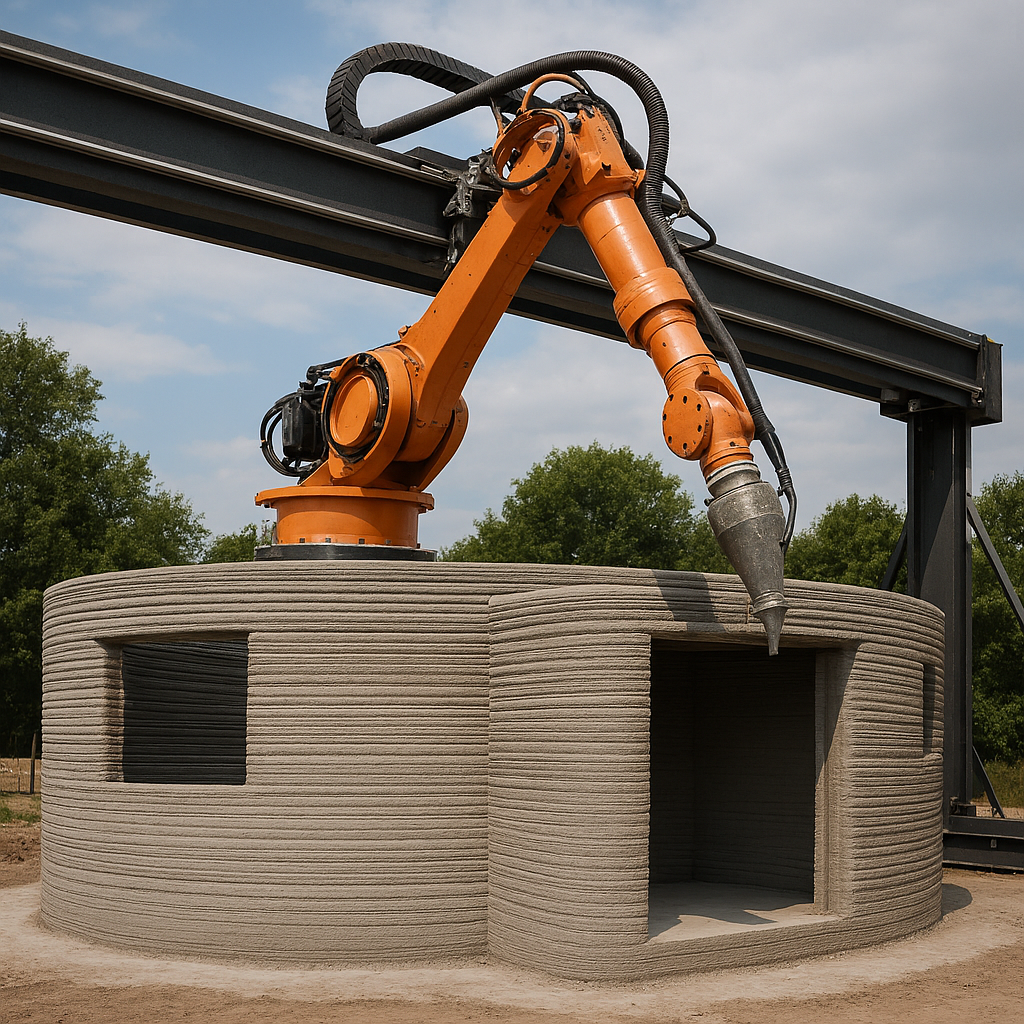 تکنولوژی چاپ سه بعدی ساختمان