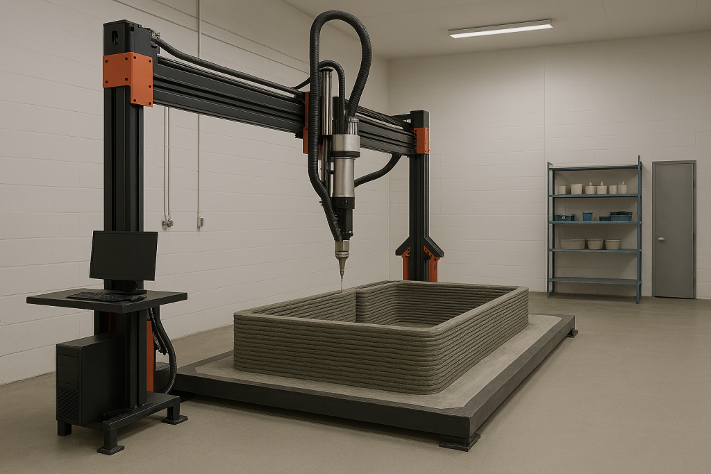 اجاره ساعتی پرینتر سه بعدی بتن